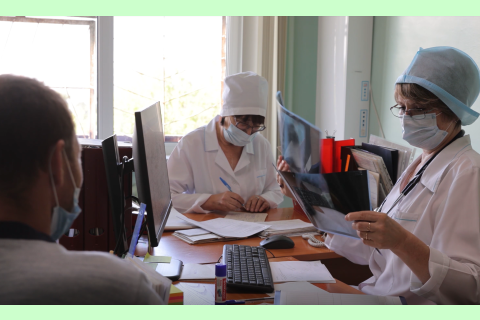 На приеме у врача-фтизиатра